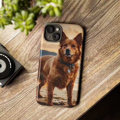Golden Dog Plays - iPhone Case