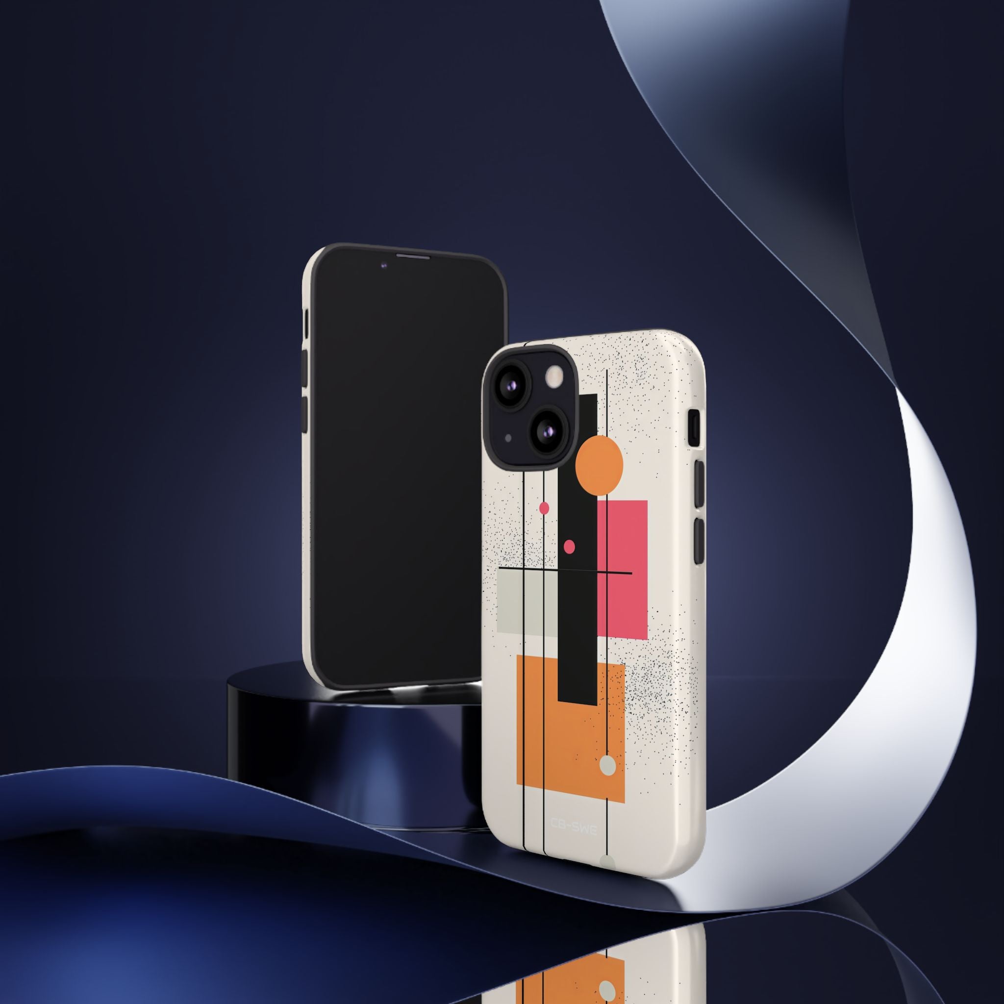 Shapes Dance Playfully - iPhone Case