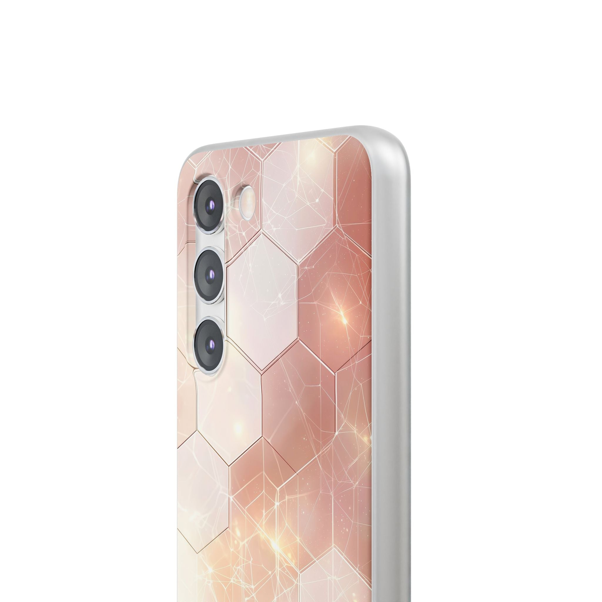 Honeycomb Glow Samsung S23 Case - Soft