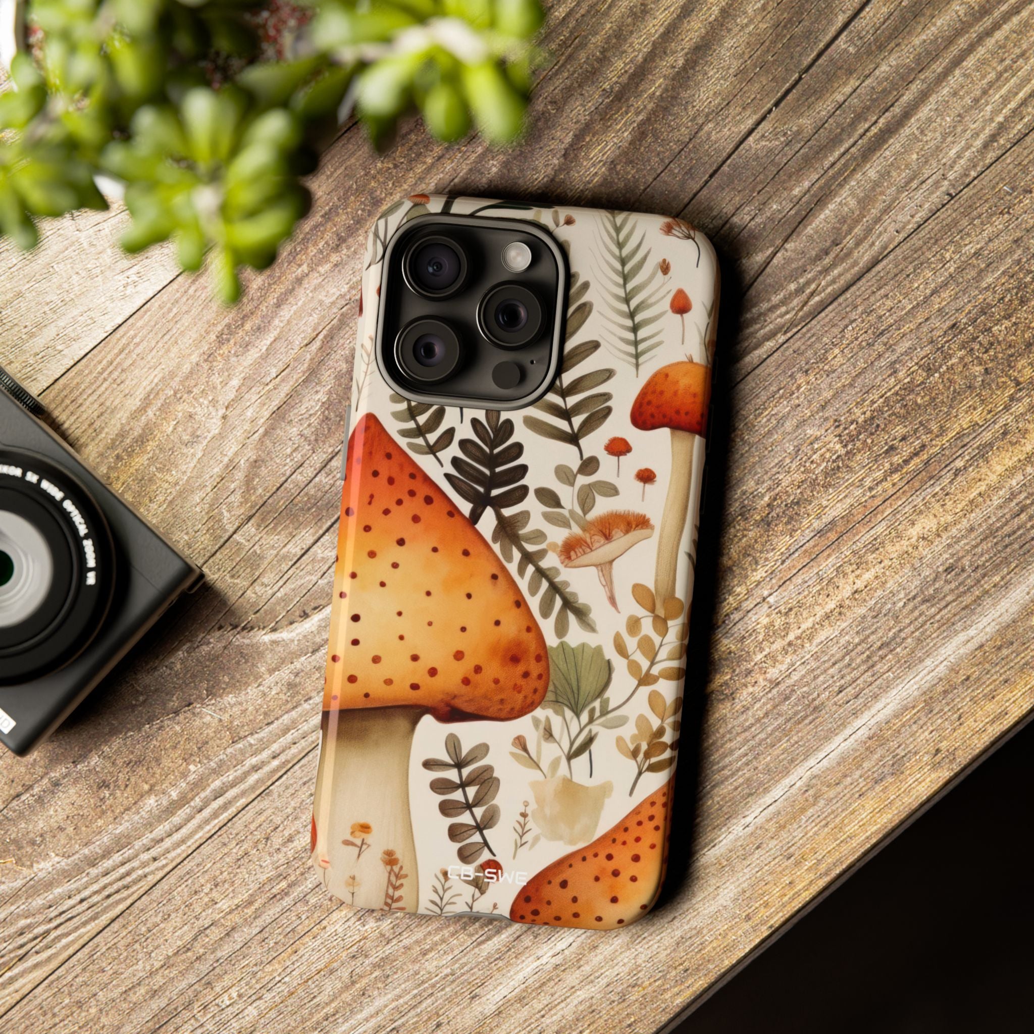 Mushrooms Sprout Cheerfully - iPhone Case