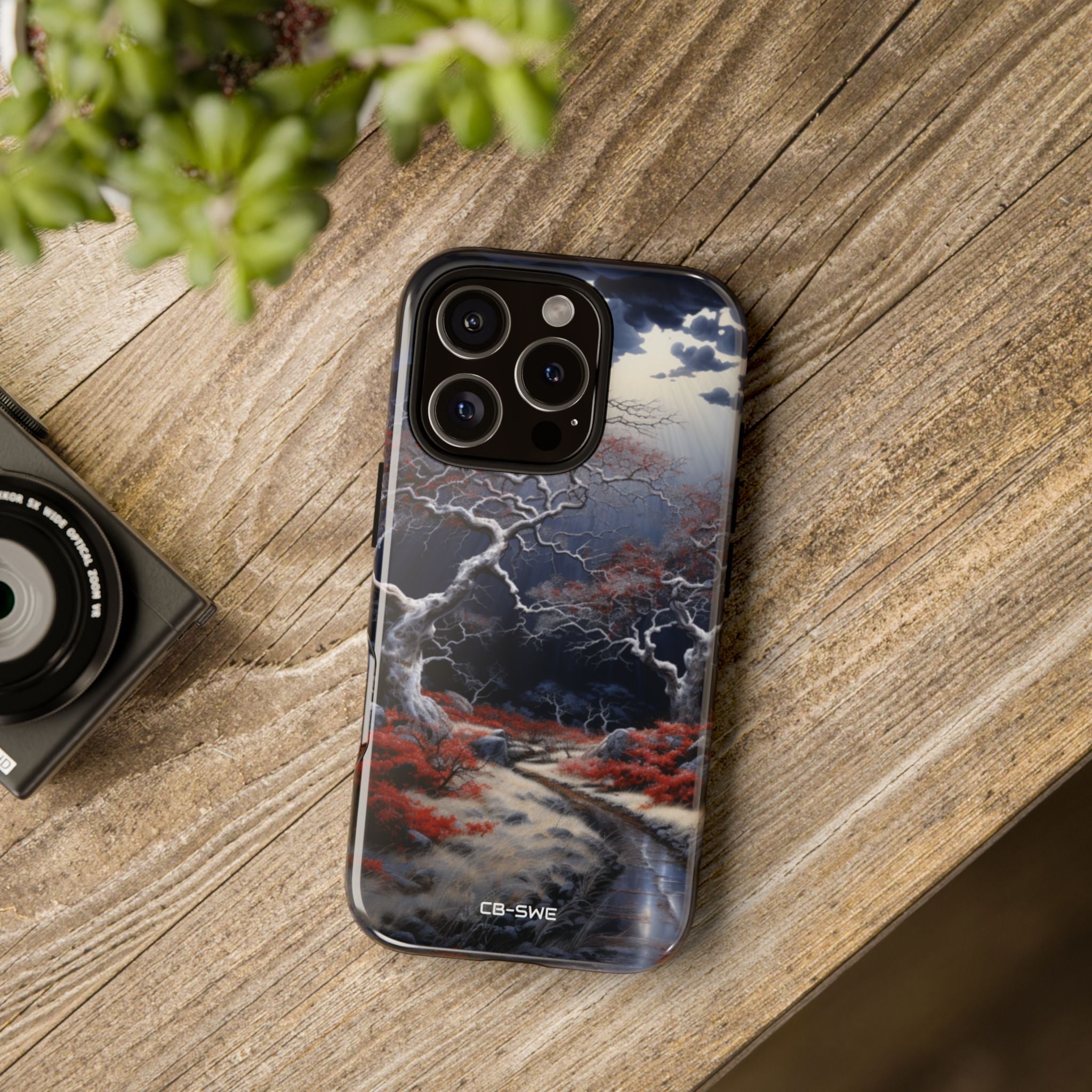 Sunlit Gnarled Forest - iPhone Case