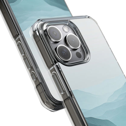 Teal Mist Mountains iPhone 15 Pro Max Case - Impact