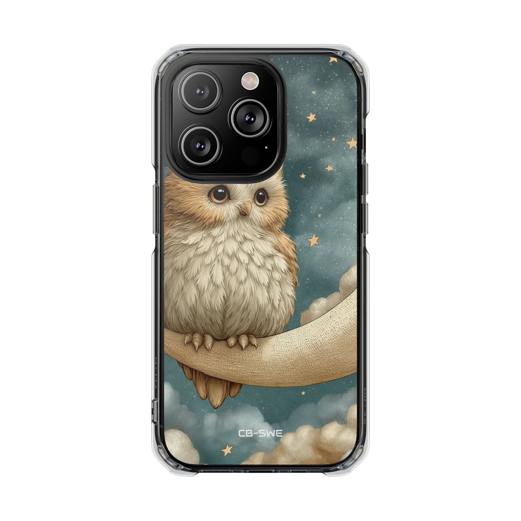 Owls Nestle Moon iPhone Case - Impact