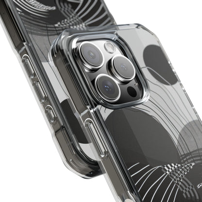 Monochrome Motion Flow iPhone 16 - Impact Clear+