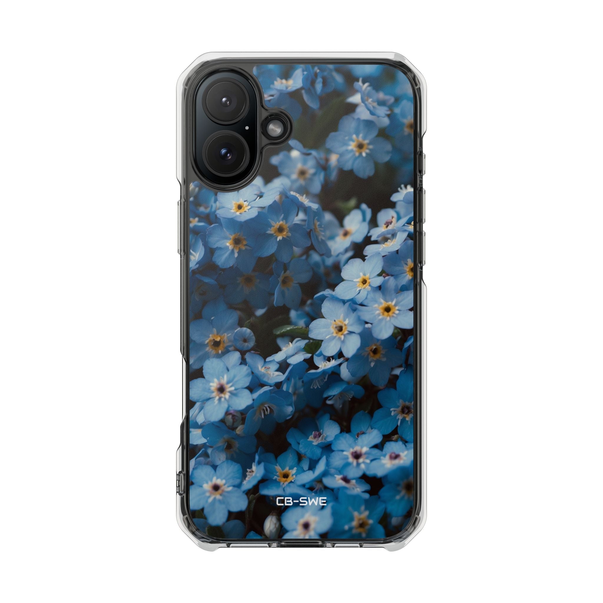Blue Blooms Embrace iPhone Case - Impact