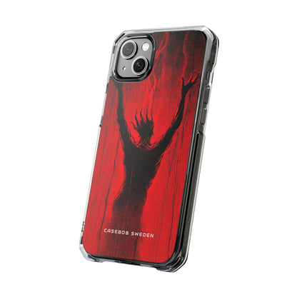 Crimson Despair iPhone 14 - Clear Impact Phone Case