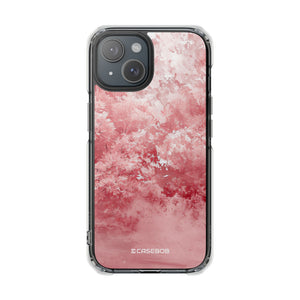 Pantone Rose Design | Handyhülle für iPhone (Clear Impact Case – magnetisch) 