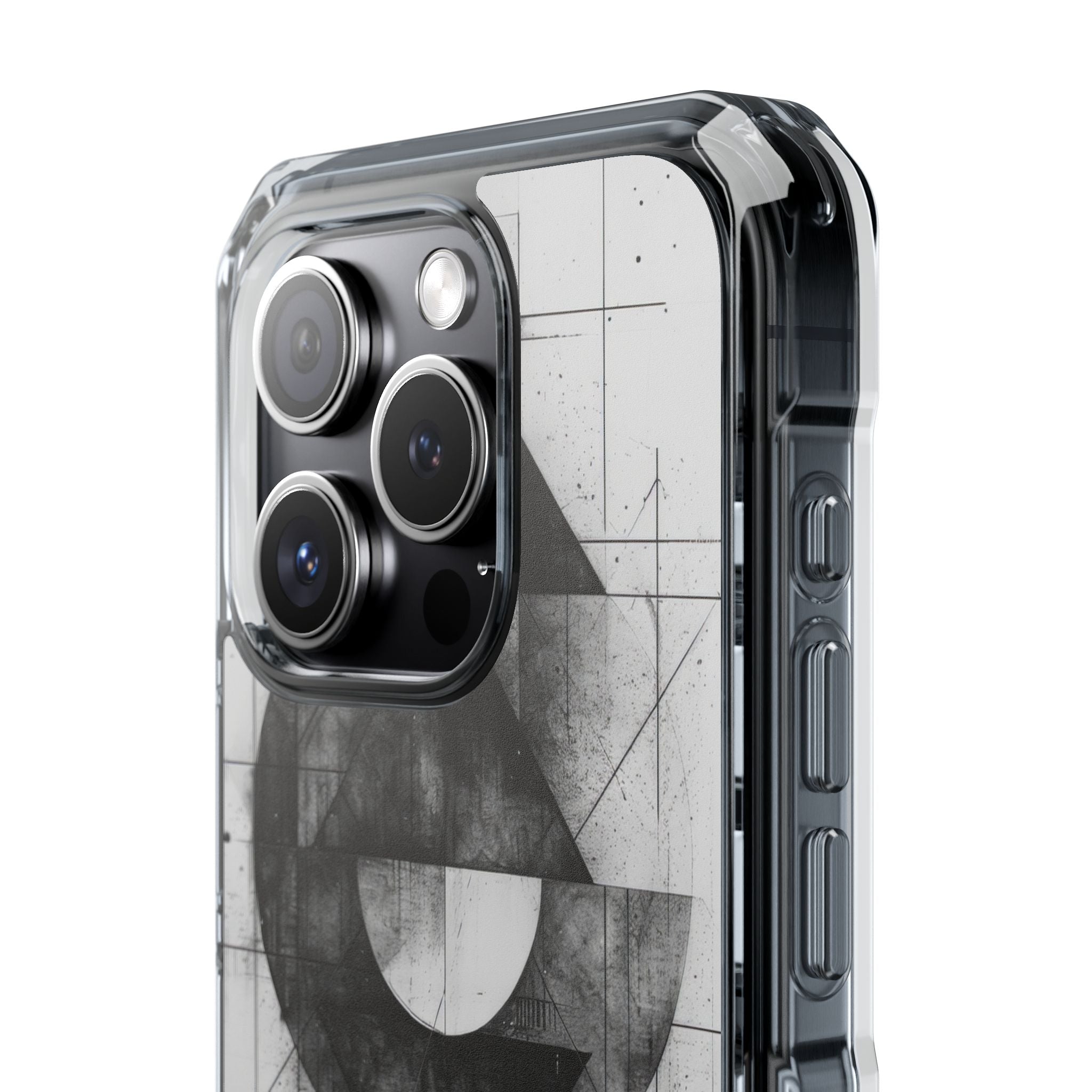 Monochrome Geometry - Phone Case for iPhone