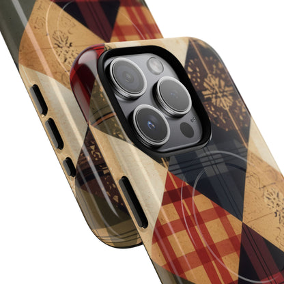 Rustik Quilt Charm iPhone 15 - Tough+