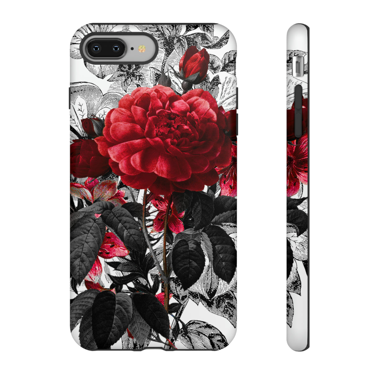 Grunicked Gothic Flower - Protective Phone Case