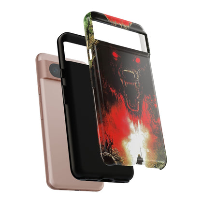 Crimson Wolf Google Pixel 8 Case - Tough