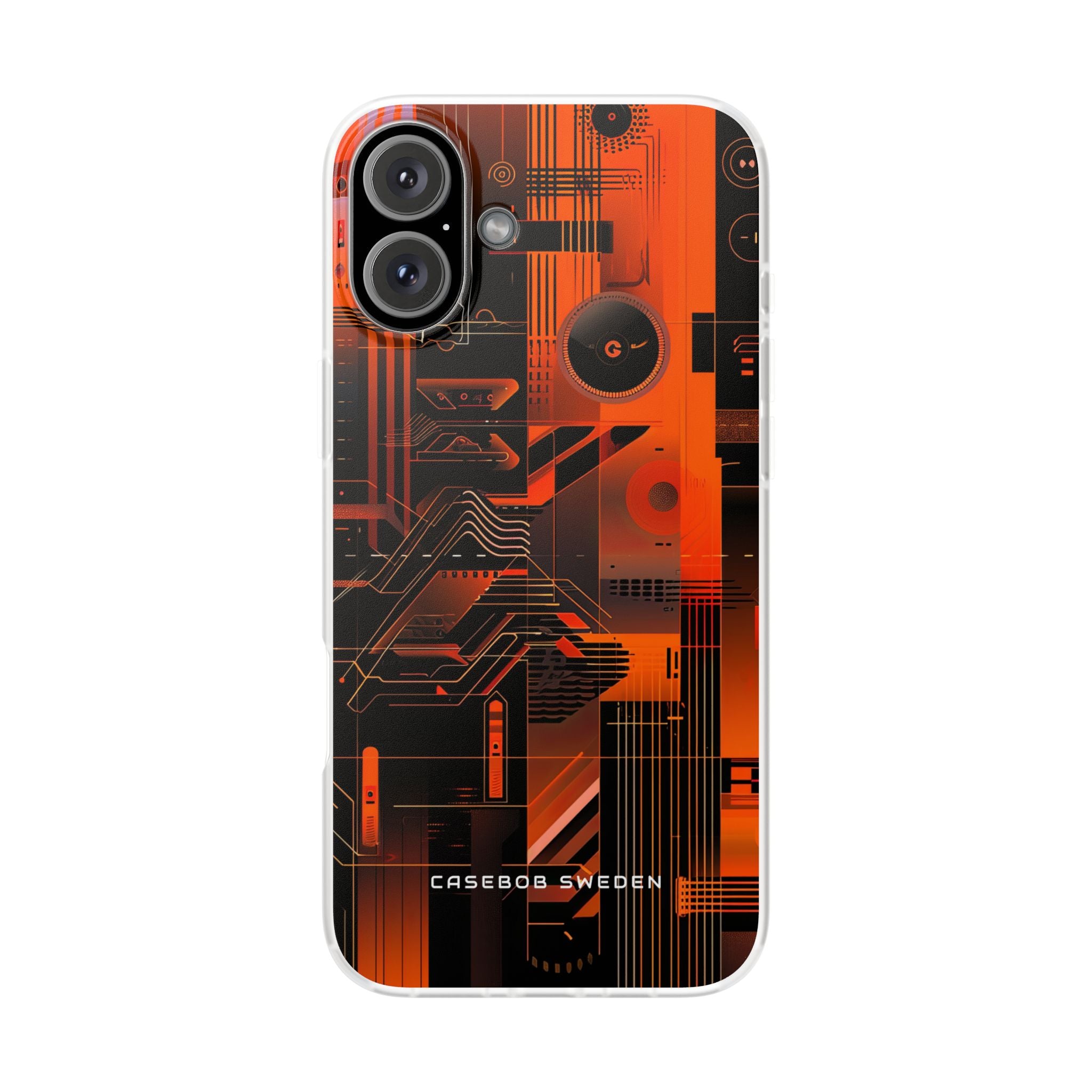 Gradient Circuitburst iPhone 16 - Flexi Phone Case