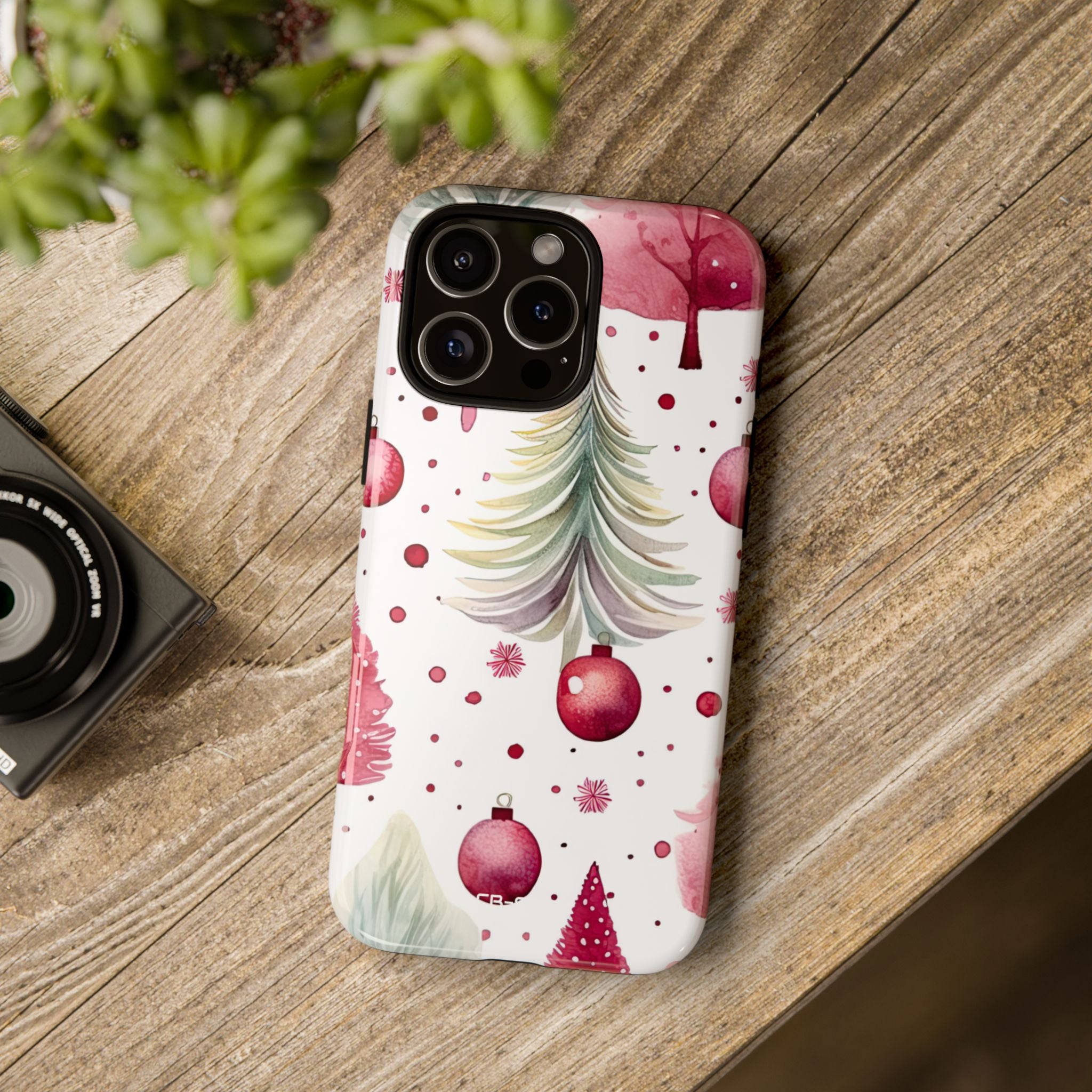 Whimsical Trees Glow - iPhone Case