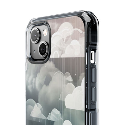 Silver Dream Clouds iPhone 14 - Impact Clear+