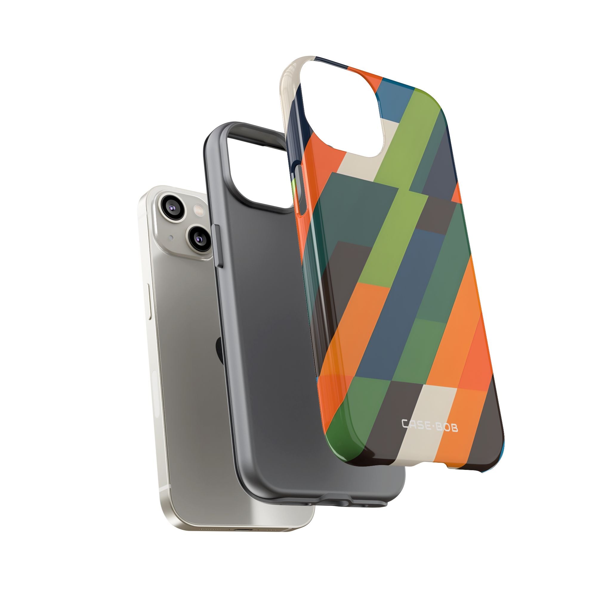 Diagonal Blaze iPhone 14 Case - Tough