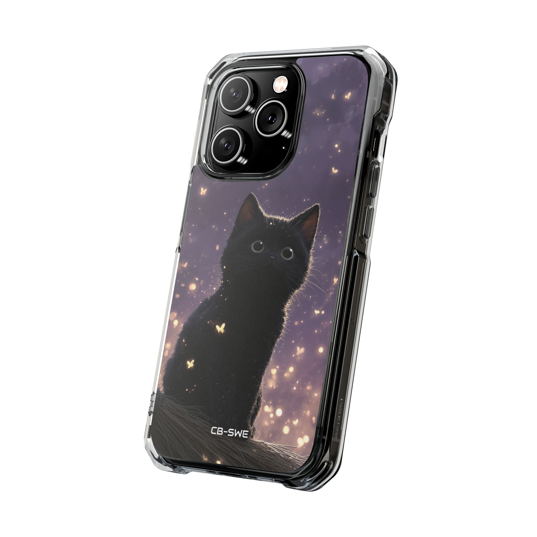Whimsical Cat Soars iPhone Case - Impact