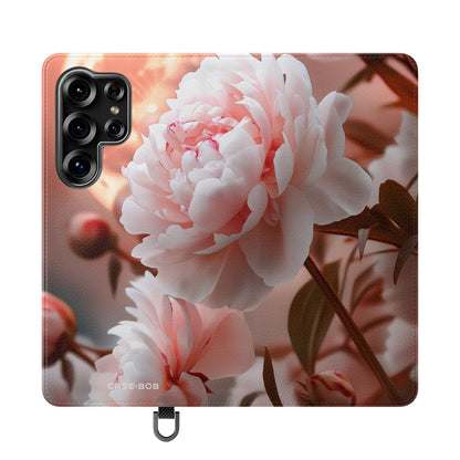 Peony Moonlight - Samsung S25 Ultra Case - Wallet