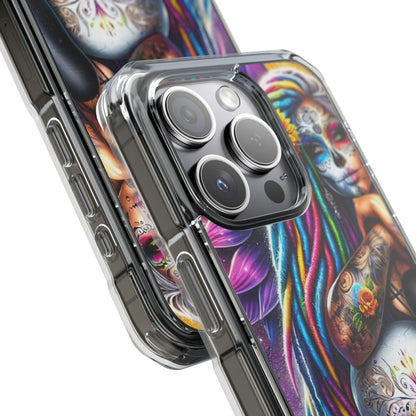 Sunflower Skull Glow iPhone 15 Pro Case - Impact