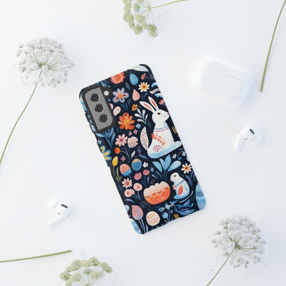 Bunnies Play Among Flowers - Samsung Case