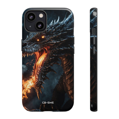 Fiery Breath Erupts - iPhone Case