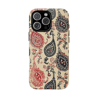 Vintage Paisley Elegance iPhone 16 - Tough Phone Case