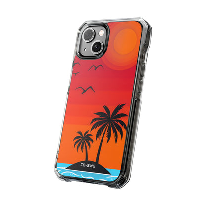 Summer Sunset Silhouettes iPhone Case - Impact