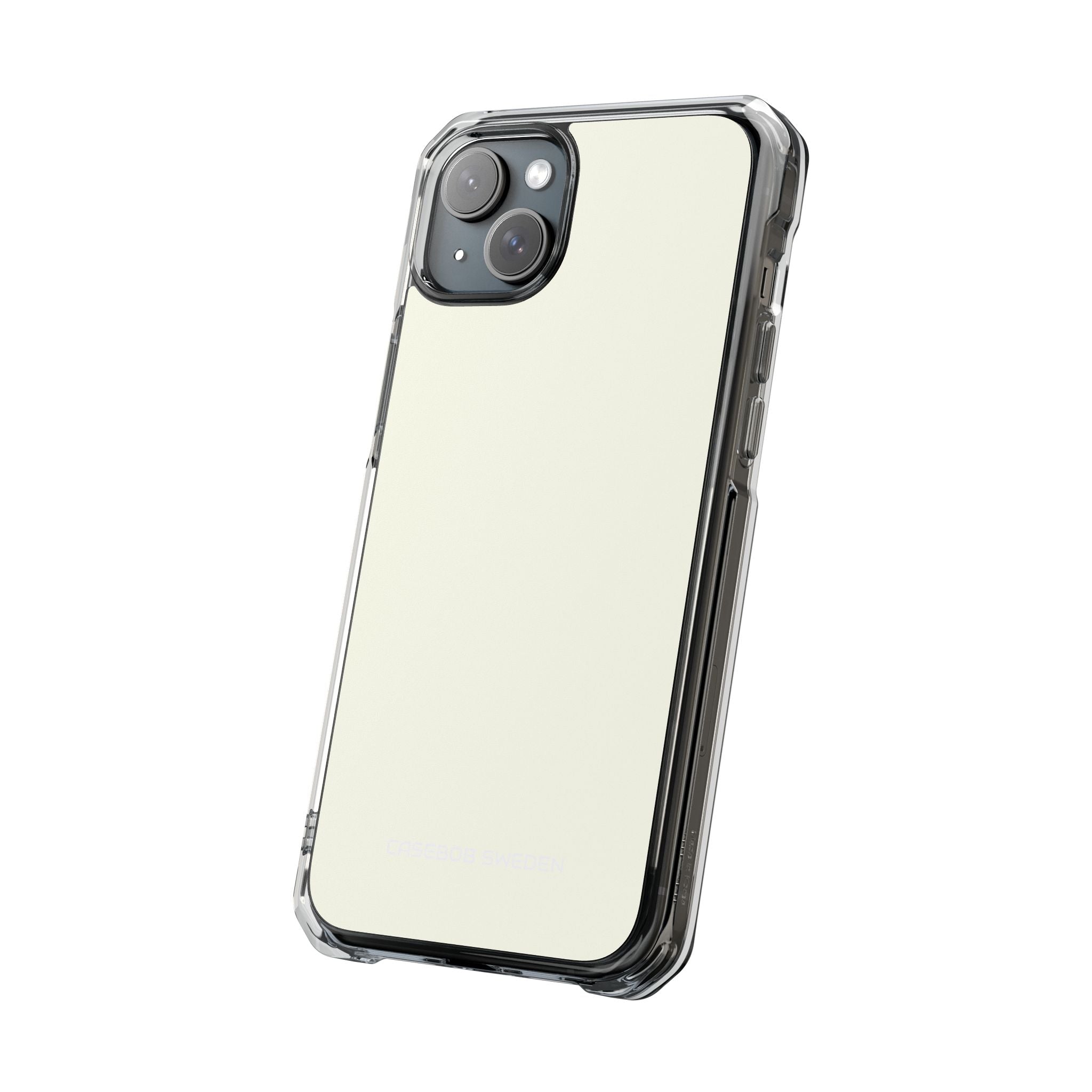 Ivory White - Clear Impact iPhone 15 Phone Case