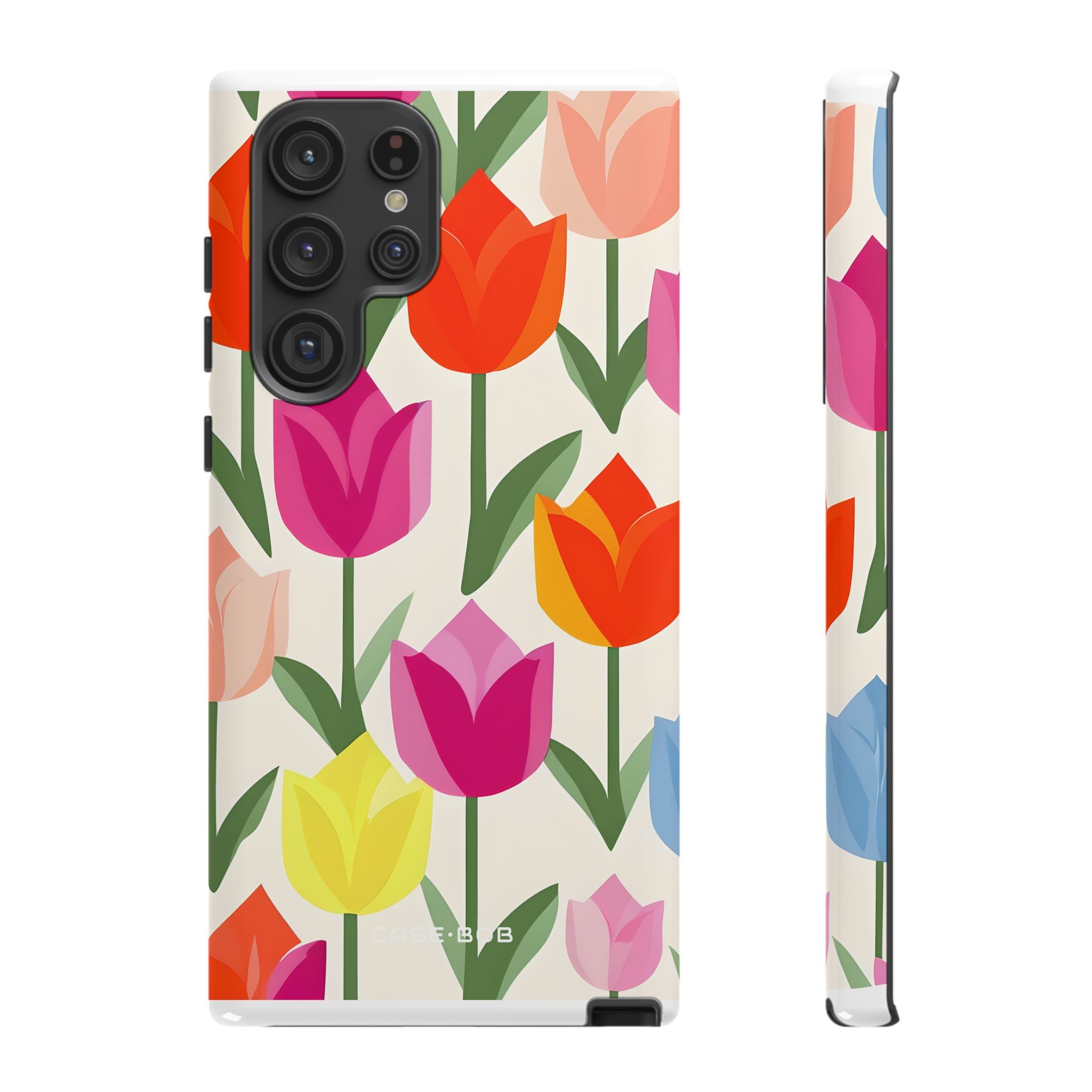 Tulip Harmony Green Samsung S22 Ultra Case - Tough
