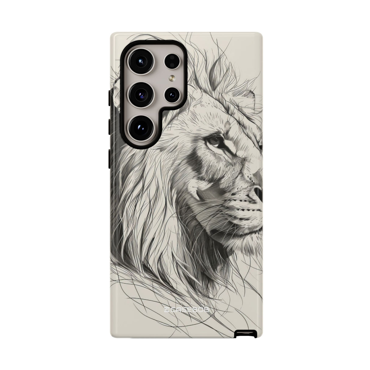 Majestic Lion: Minimalist Elegance - For Samsung S24