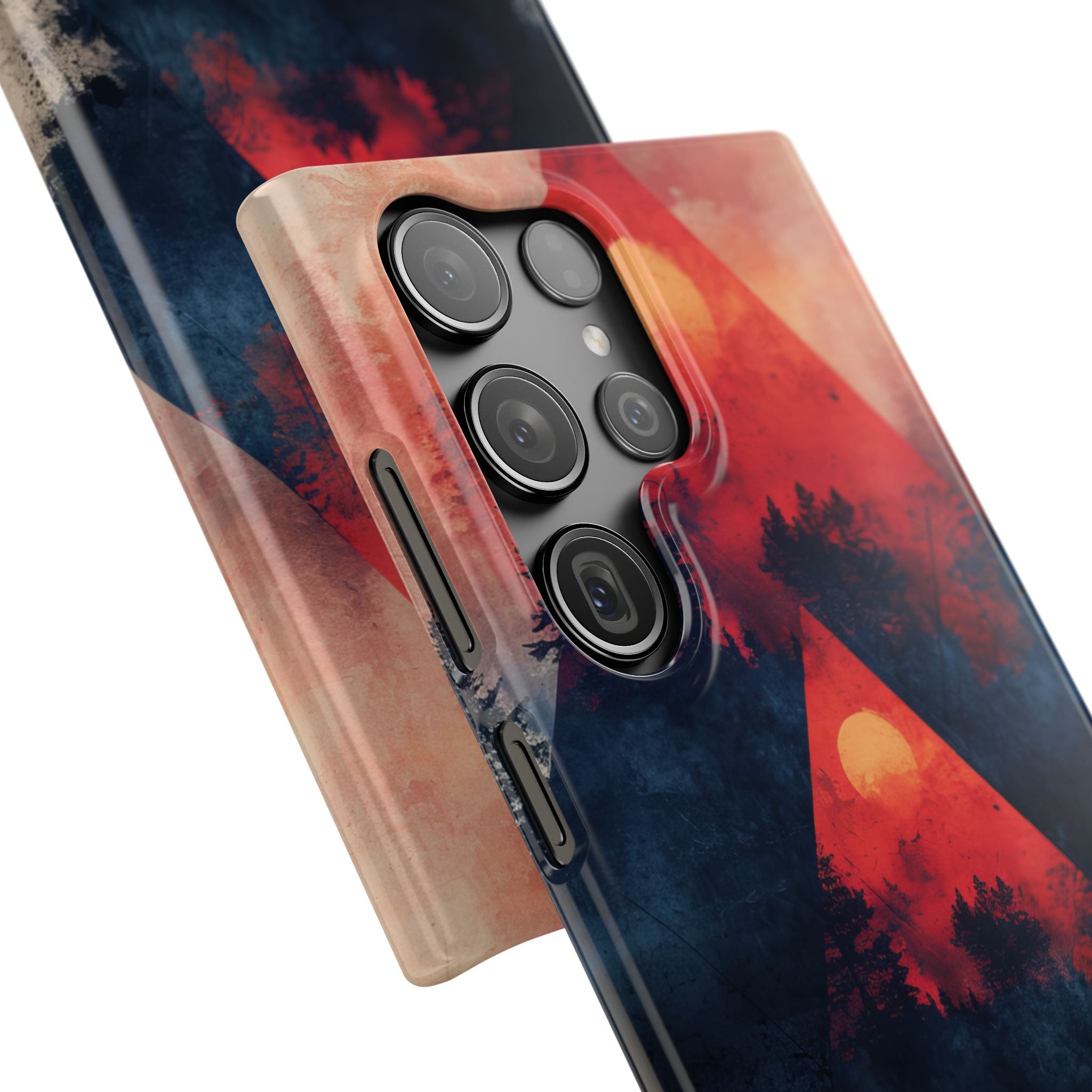 Red Sky Serenity - Slim Samsung S23 Phone Case