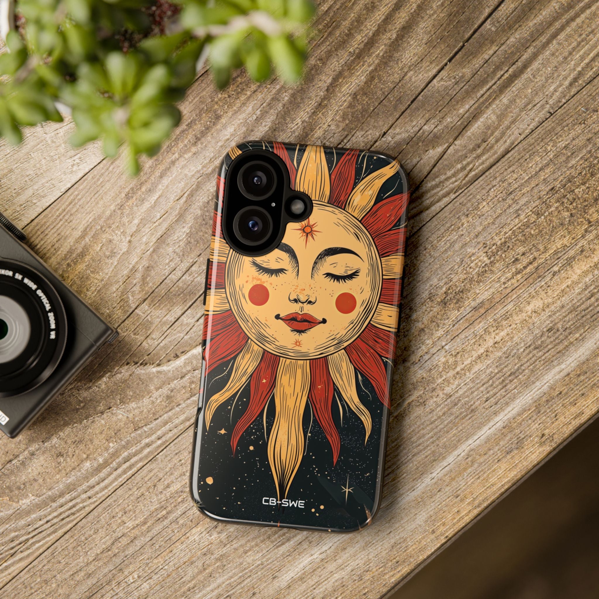 Sunshine Embraces Stars - iPhone Case