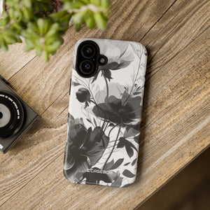 Elegant Monochrome Botanical Elegance - for iPhone 16