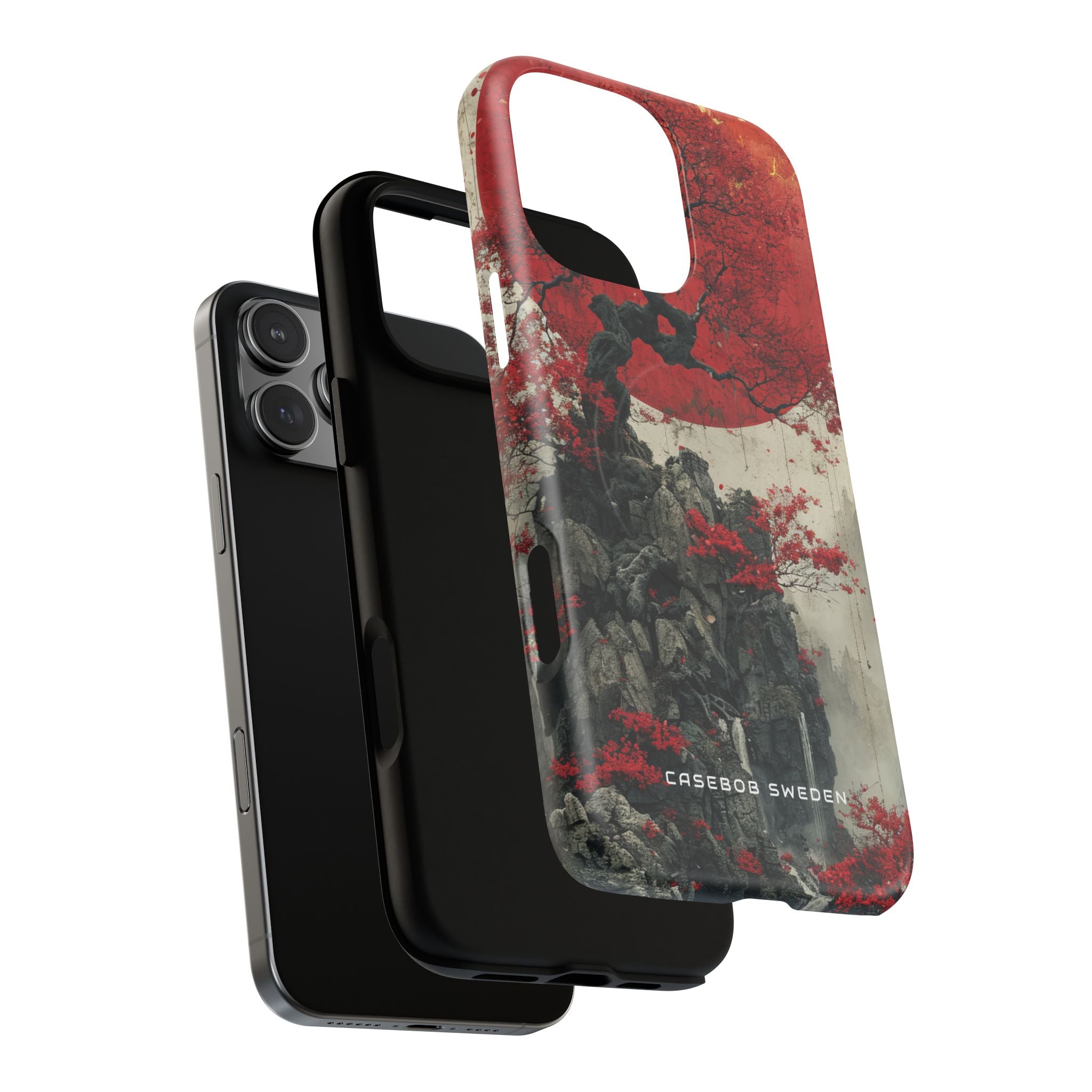 Zen Serenity in Red Harmony iPhone 16  Tough+ Phone Case