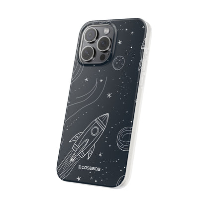 Cosmic Doodle Adventure | Flexible Phone Case for iPhone