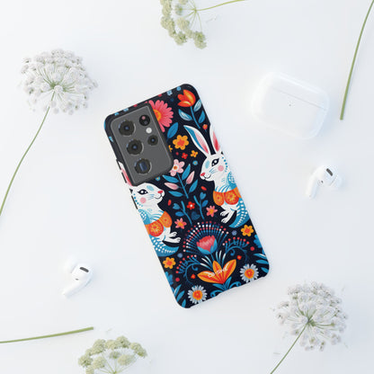 Bunnies Hop Flowers - Samsung Case