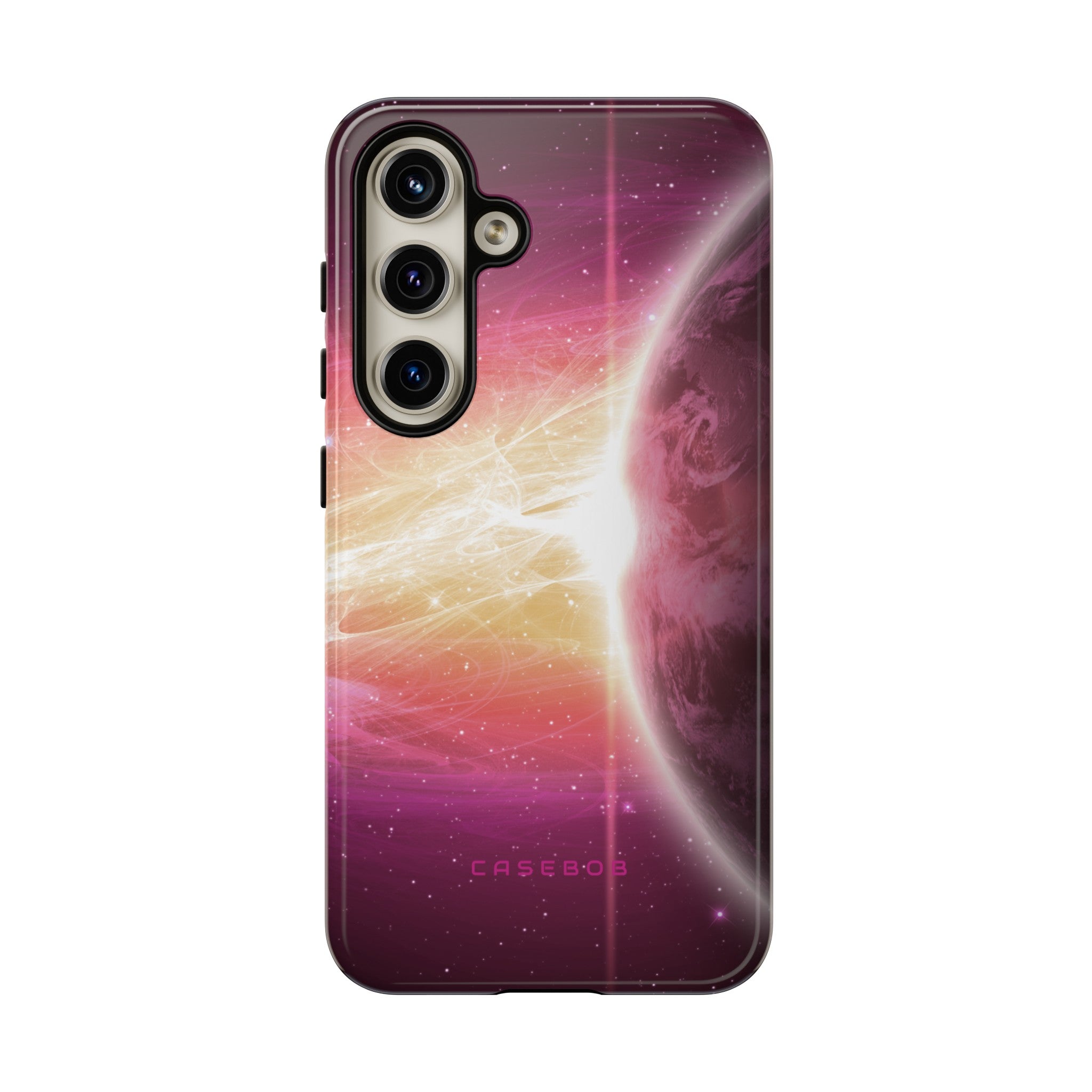 Purple Planets in Space - Protective Phone Case