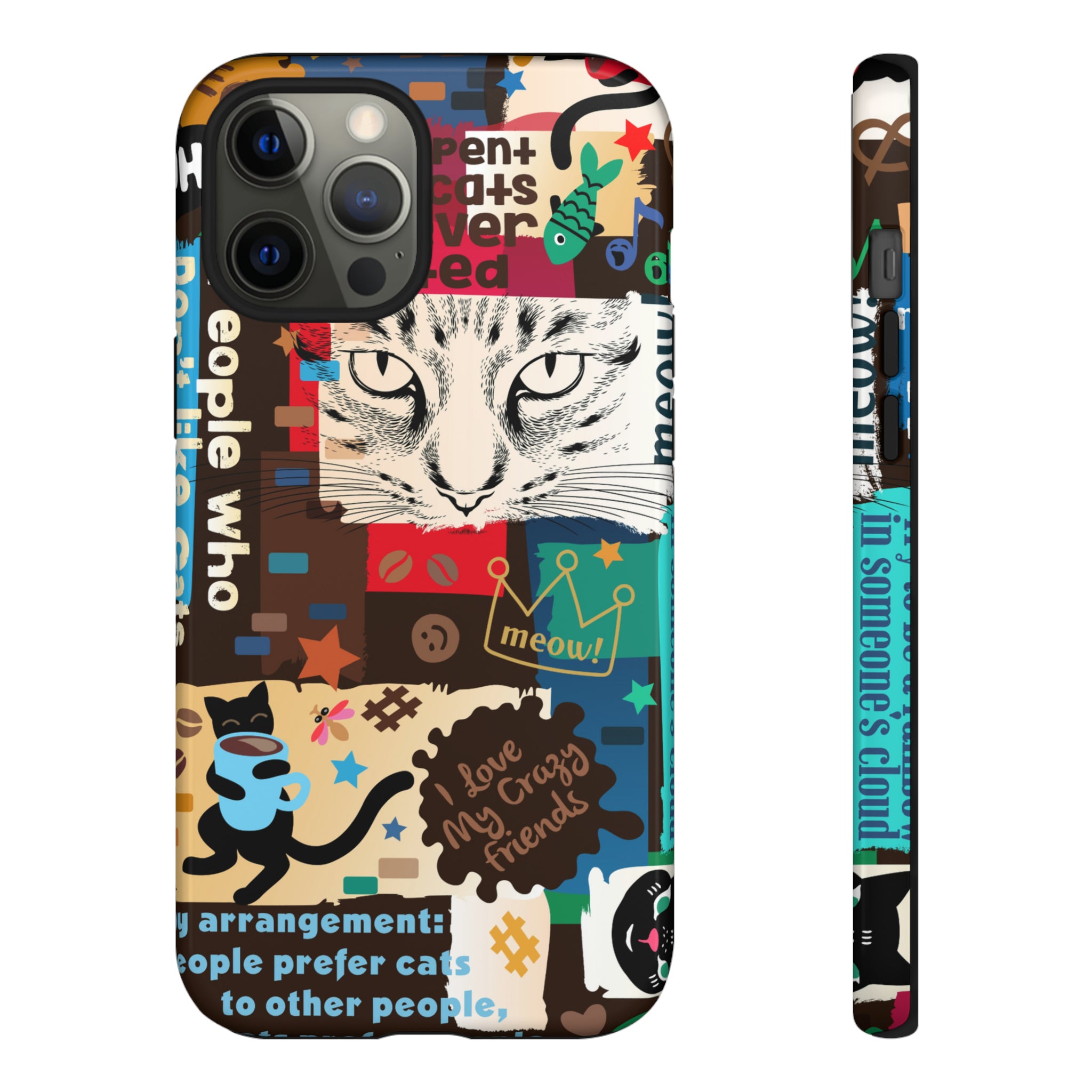 Cat Collage - Protective Phone Case