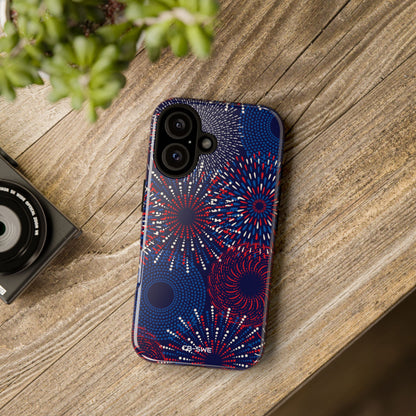 Fireworks Burst Bright - iPhone Case