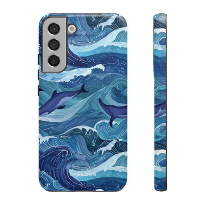 Dolphin Waves Samsung S22 Plus Case - Tough