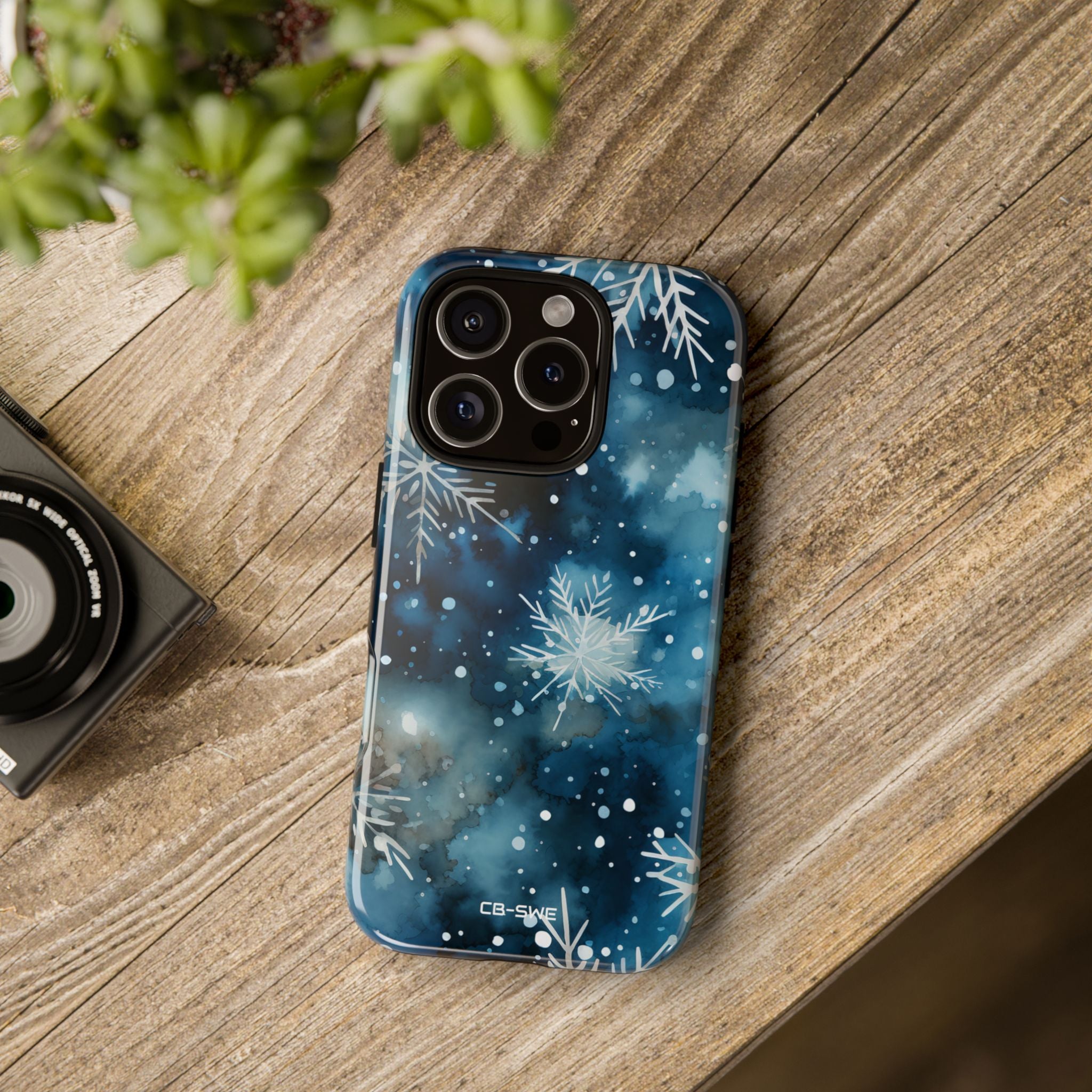 Winter Snowflakes Dance - iPhone Case