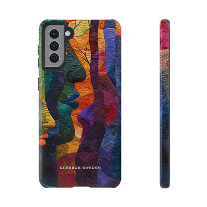 Harmonized Faces and Nature Fusion  Samsung S21 - Tough Phone Case