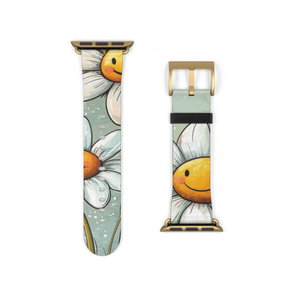 Smiling Daisies Burst - Watch Band