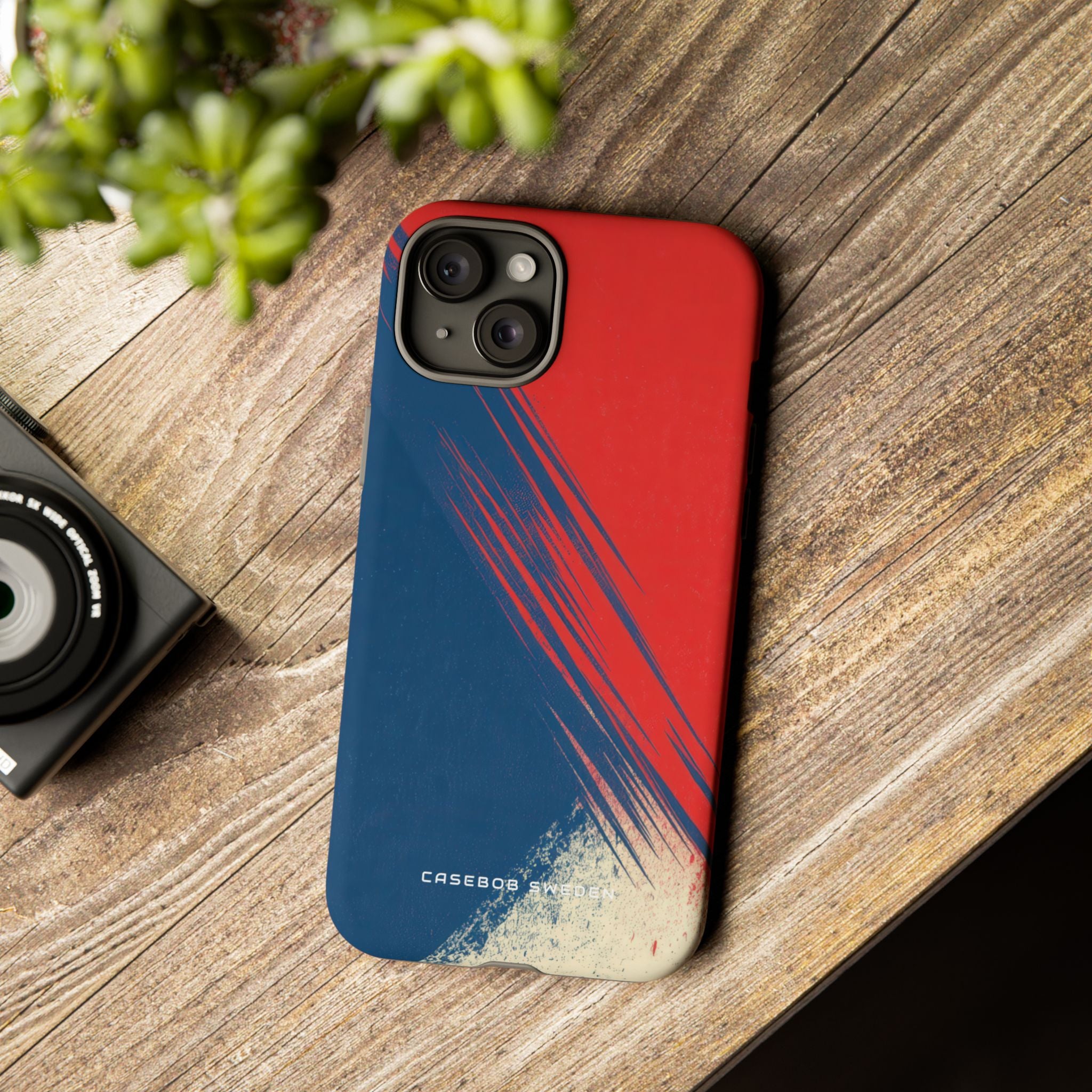 Vintage Brushstroke Harmony iPhone 15 - Tough Phone Case