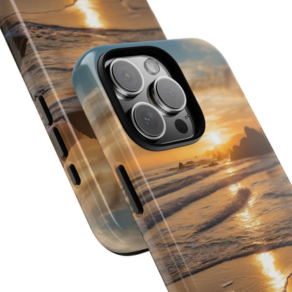 Waves Embrace Shore - iPhone Case