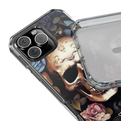 Skull Among Blossoms iPhone Case - Impact