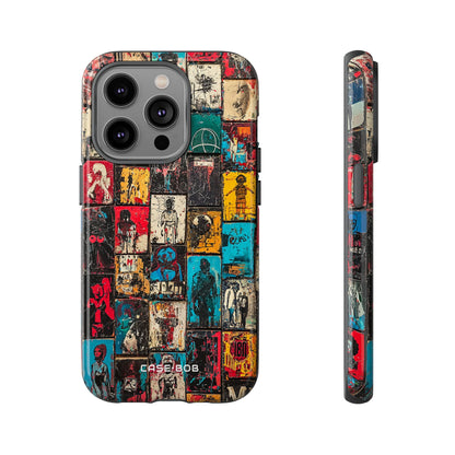 Figured Grid iPhone 14 Pro Case - Tough