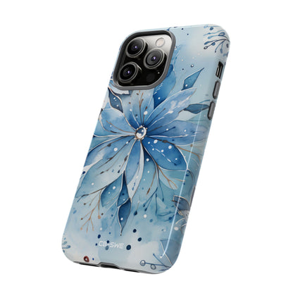Floral Frost Embrace - iPhone Case
