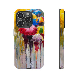 Oil Painting - Rainy Day - Protective Phone Case