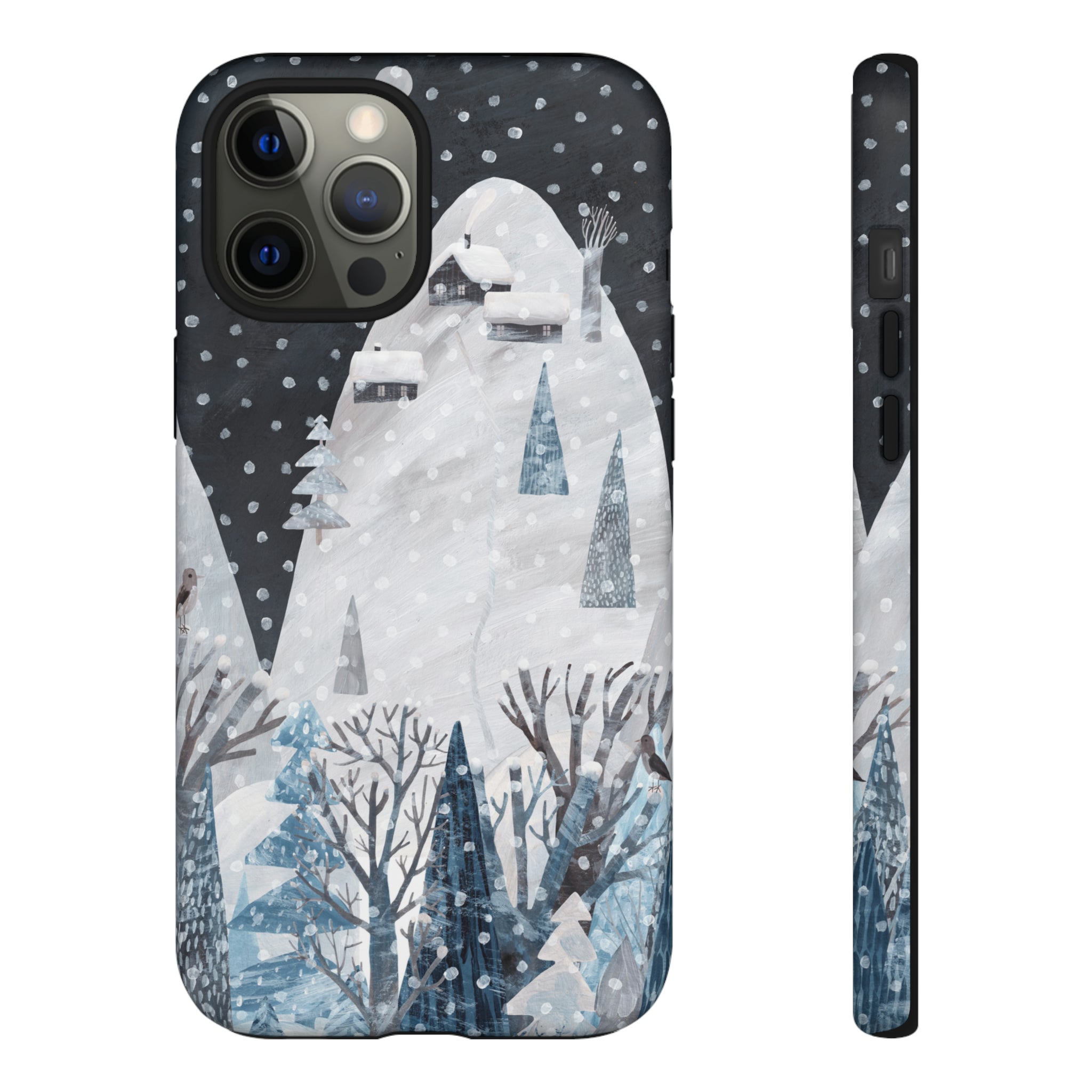 Cute Winter Landscape - Protective Phone Case