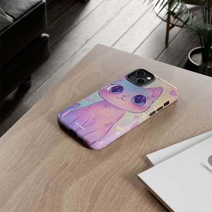 Sparkling Cat Smiles - iPhone Case